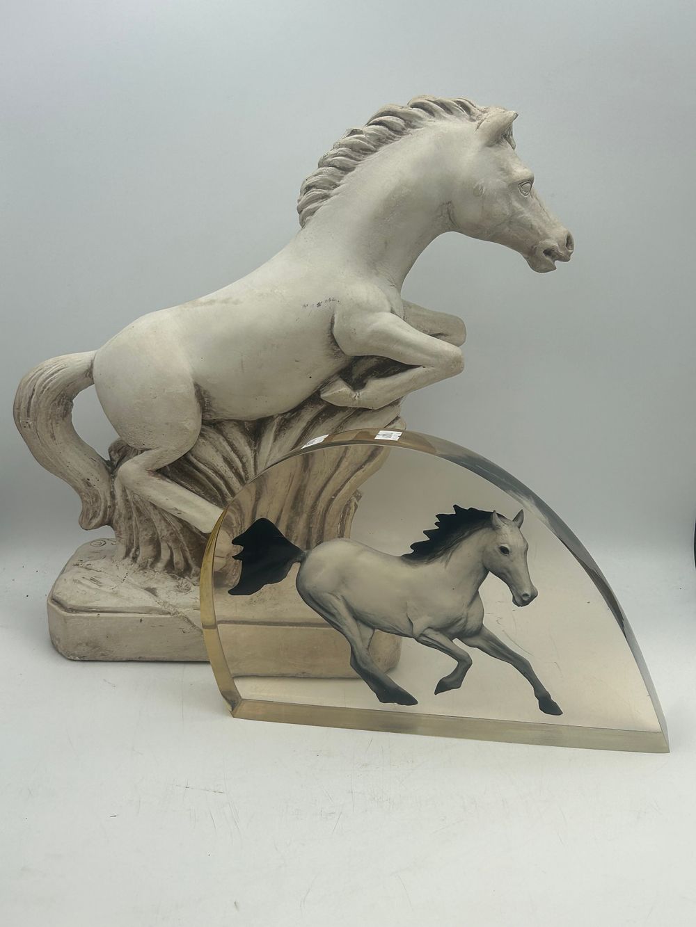 Lot 211: Large Heavy Figure of A Horse , Signed...