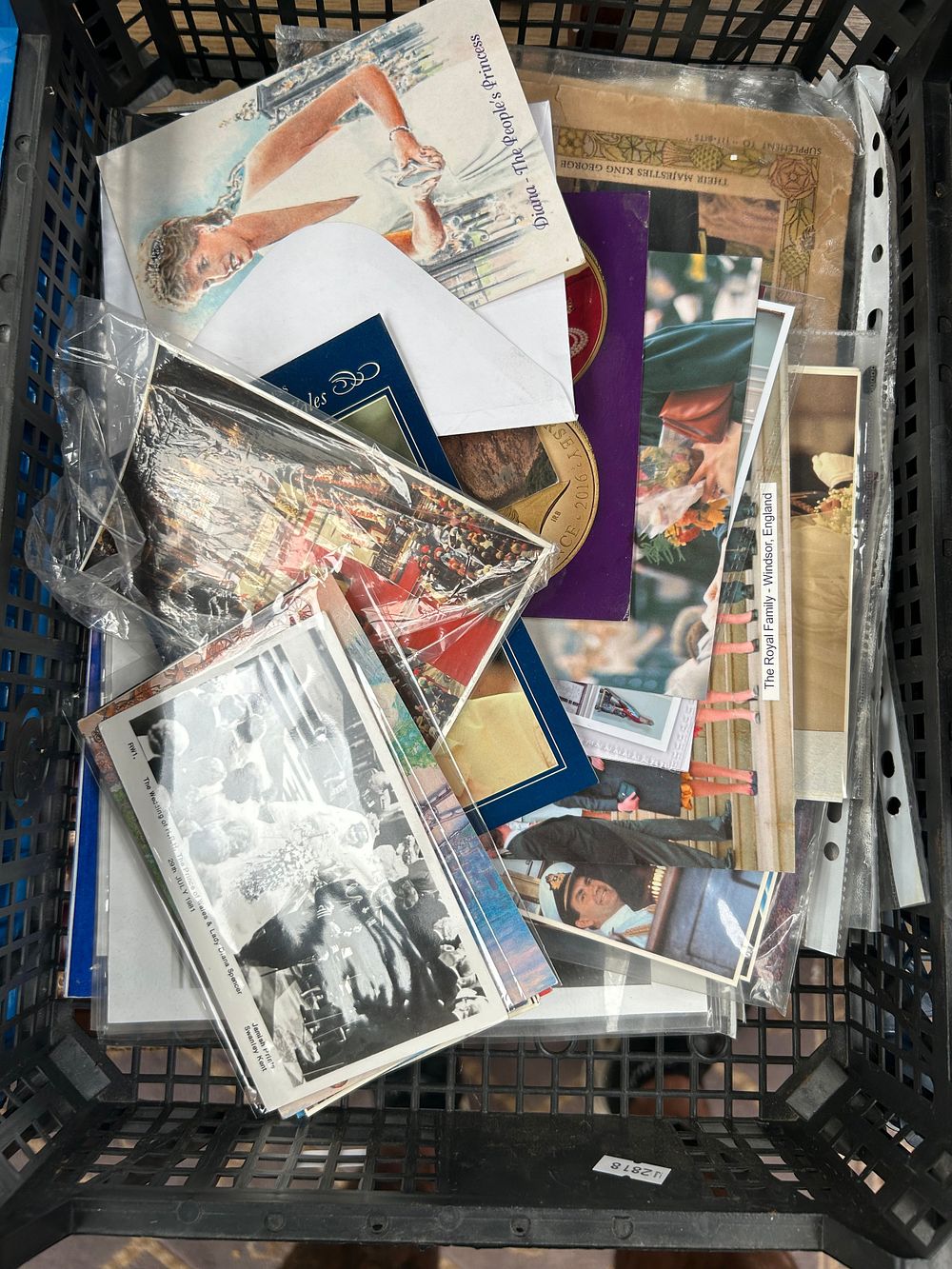 Lot 216: Variety Of Vintage Postcards And Ephemera Including Princess...