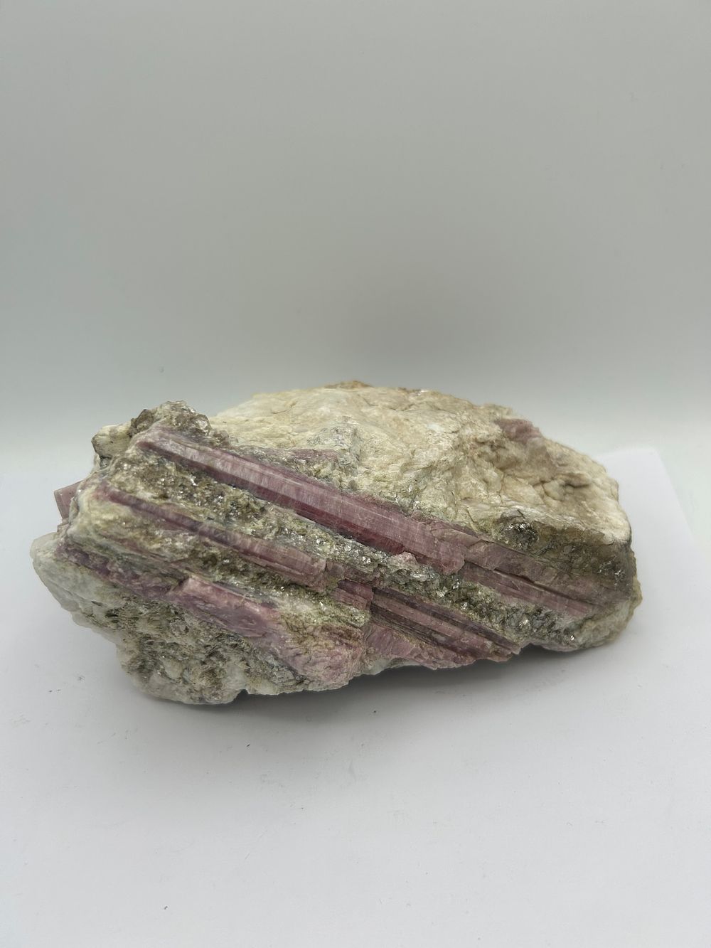Lot 251: Rubellite , Pink Tourmaline Piece 8" x 5.5".