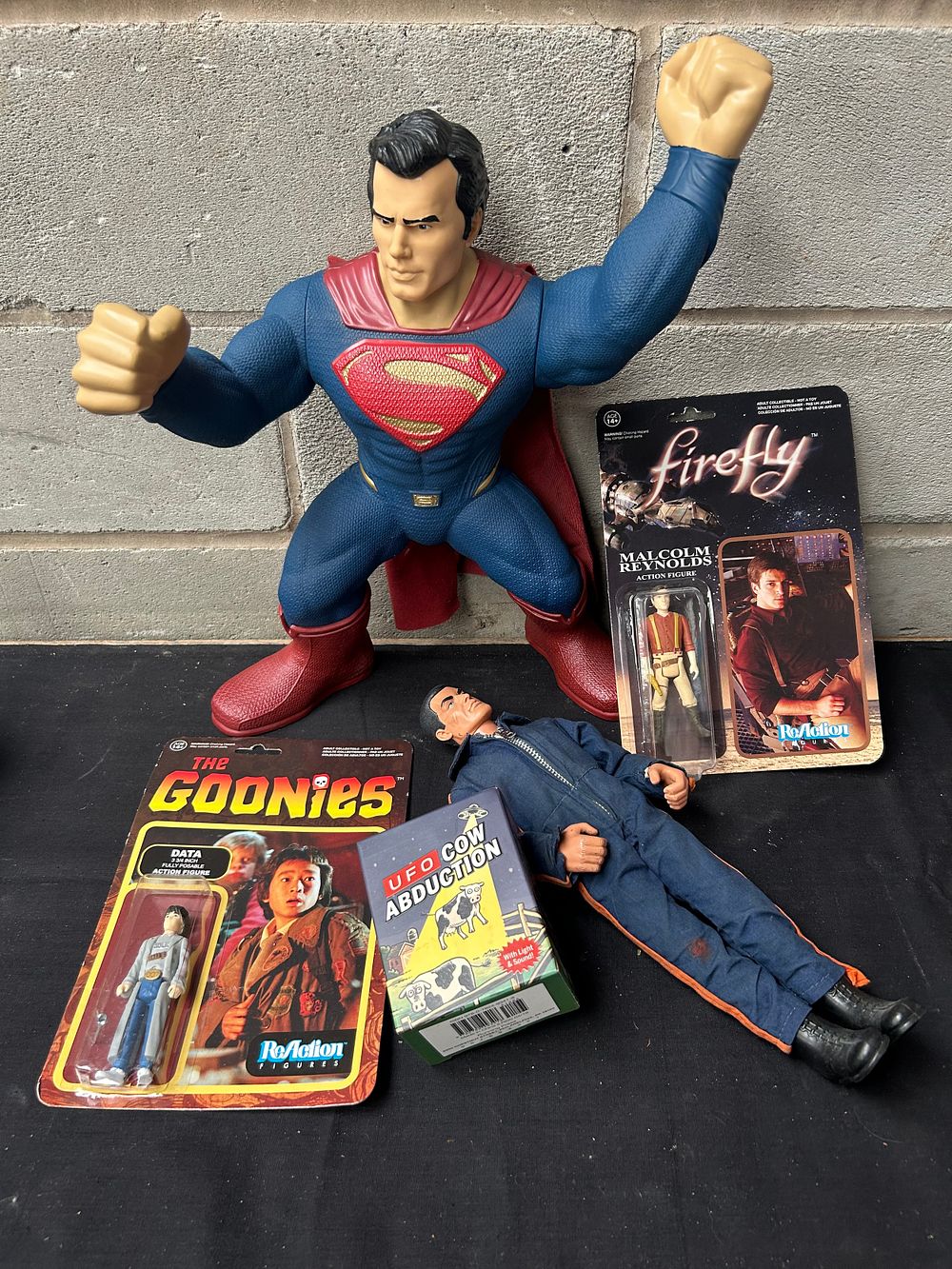 Lot 278: Various Toys Some New Including Goonies, Firefly Superman...
