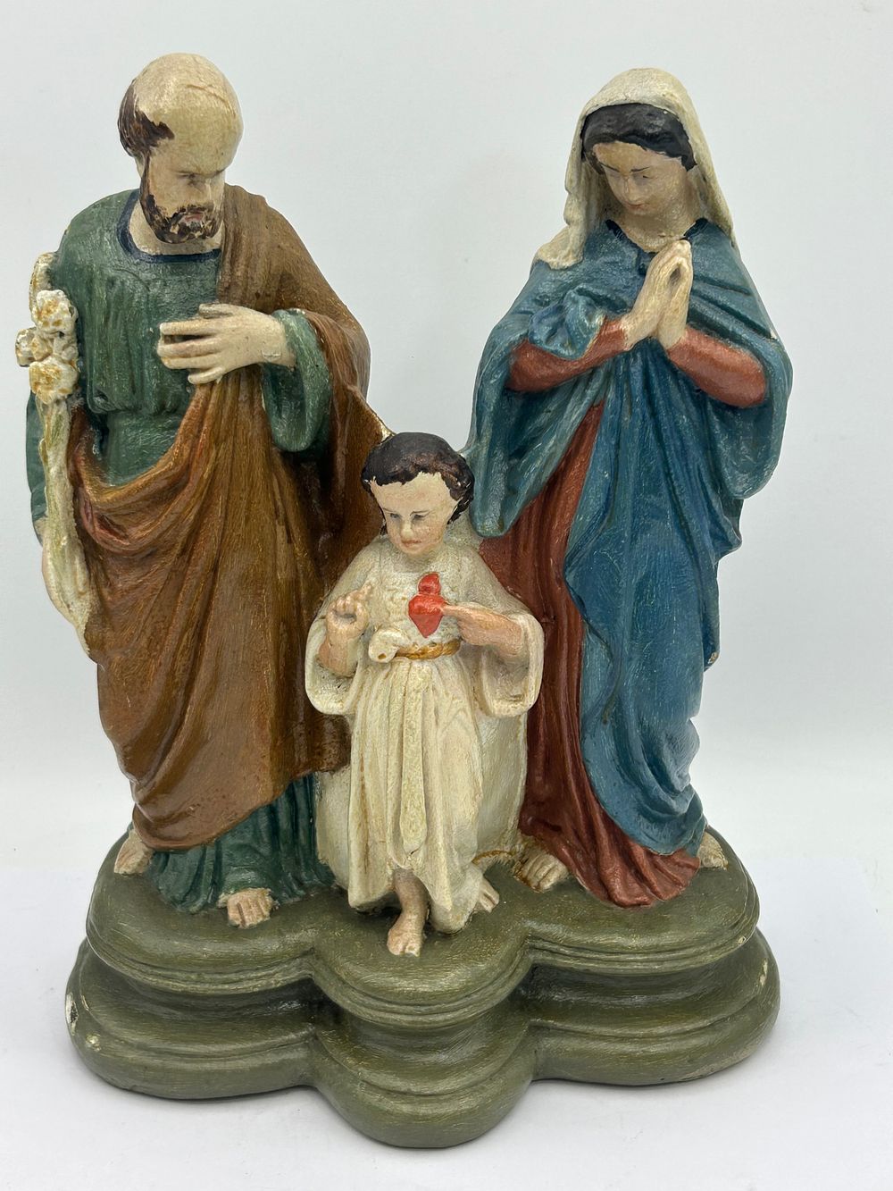 Lot 299: Religious Figure 10" x 8".