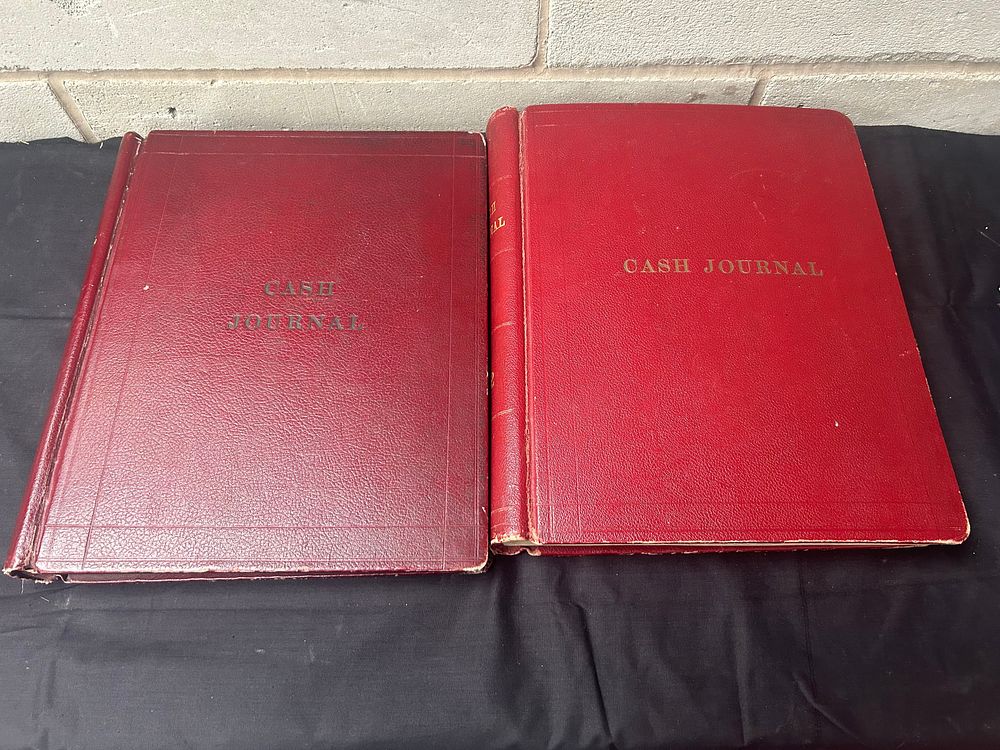 Lot 308: Two Cash Journals Believed To Be Solicitors in...