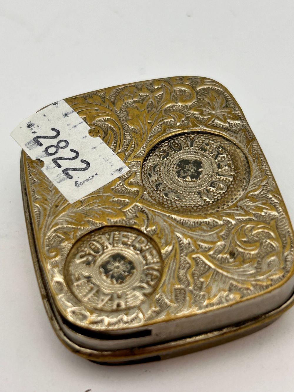 Lot 311: Plated Vintage Sovereign Case