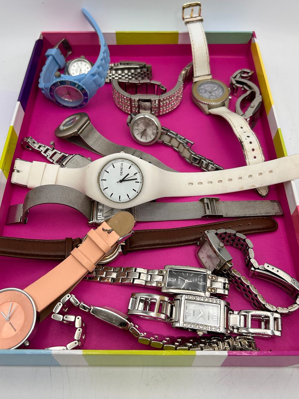 Lot 334: Collection Of Modern Designer Watches , Untested.