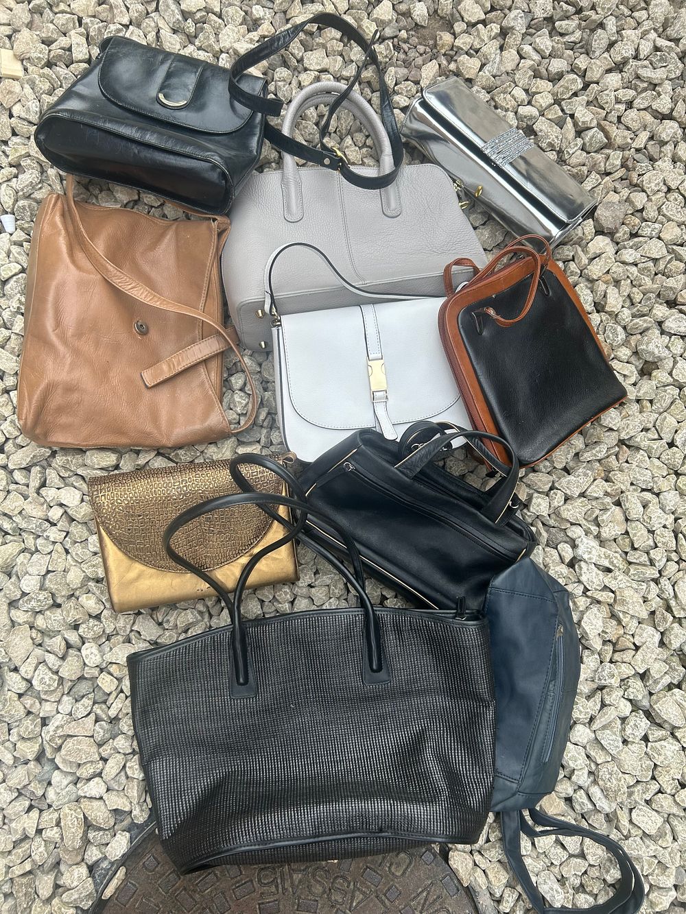Lot 351: Large Box Of Various Ladies Handbag's.