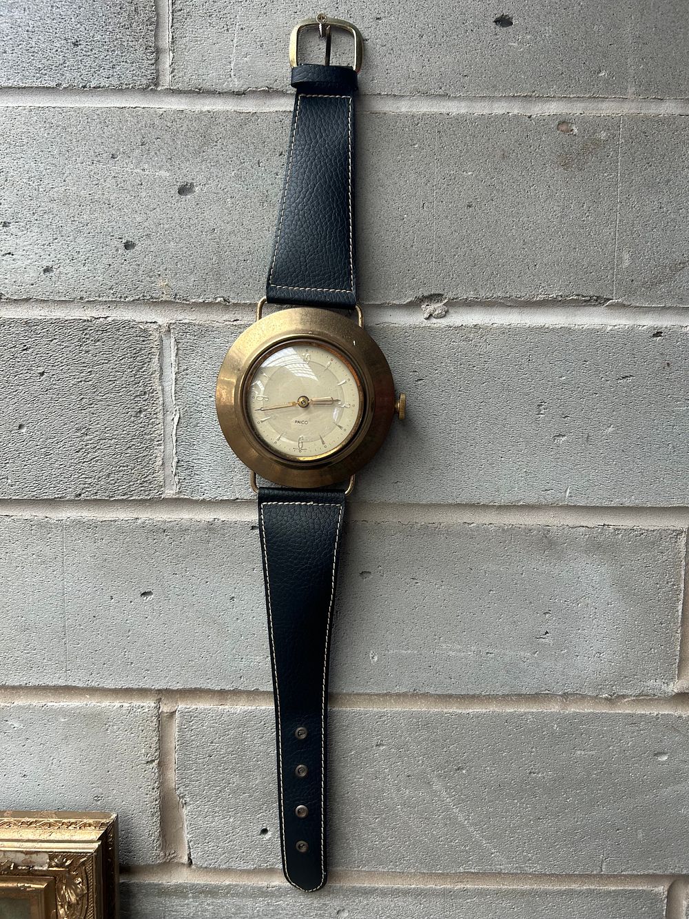 Lot 387: Paico West German Manual Wind Wall Hanging Clock...