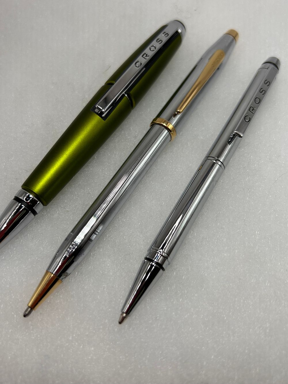 Lot 335: A Collection Of Three Cross Pens.