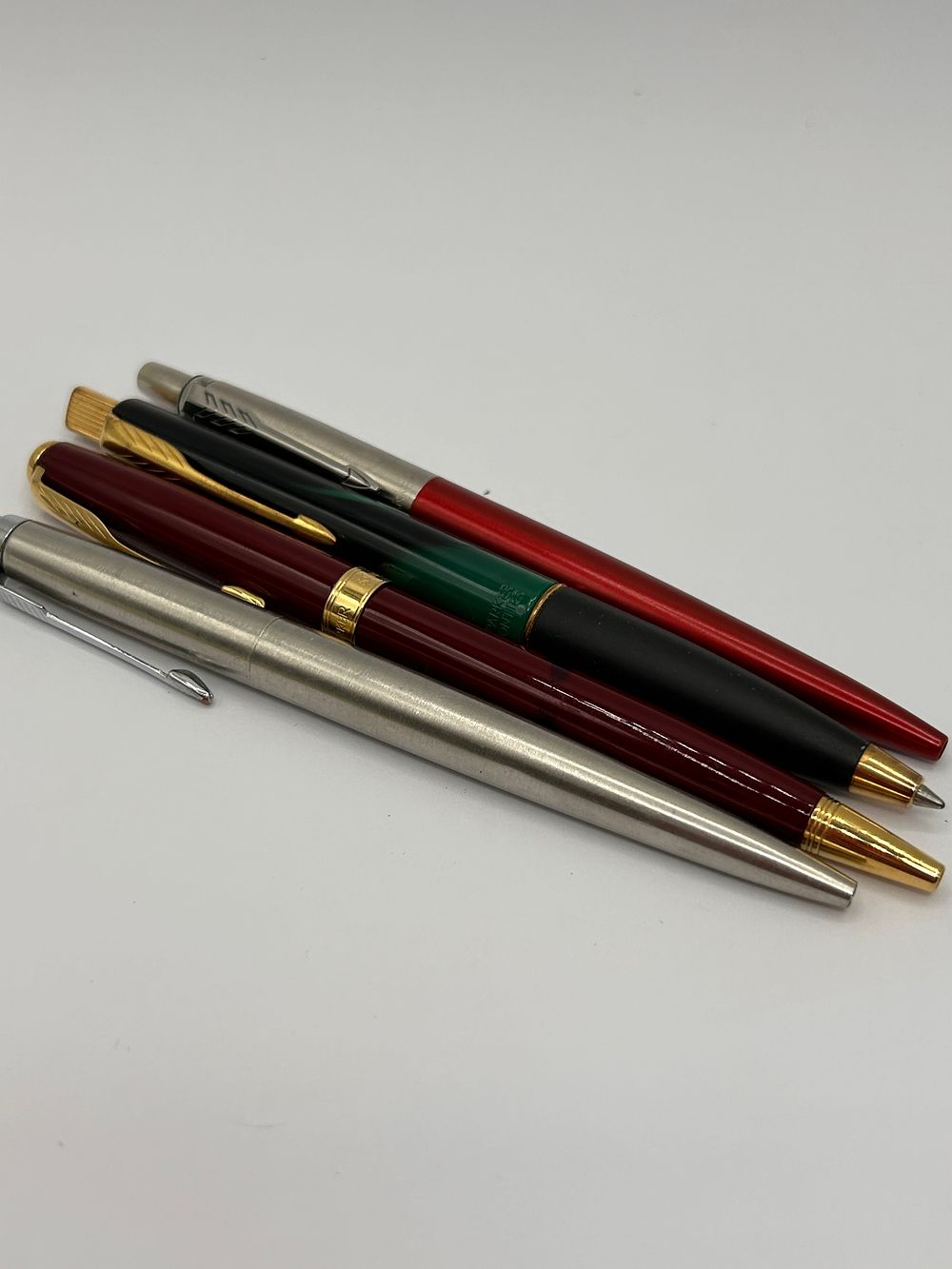 Lot 345: A Collection Of Vintage Parker Ball Point Pens.