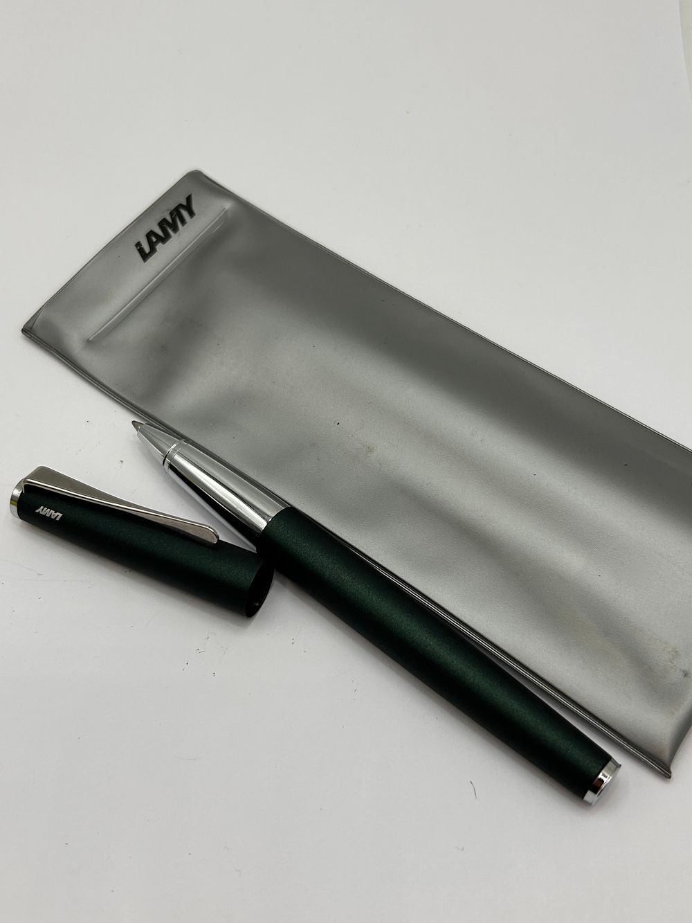 Lot 359: Lamy Rollerball Pen And Case, In Green.