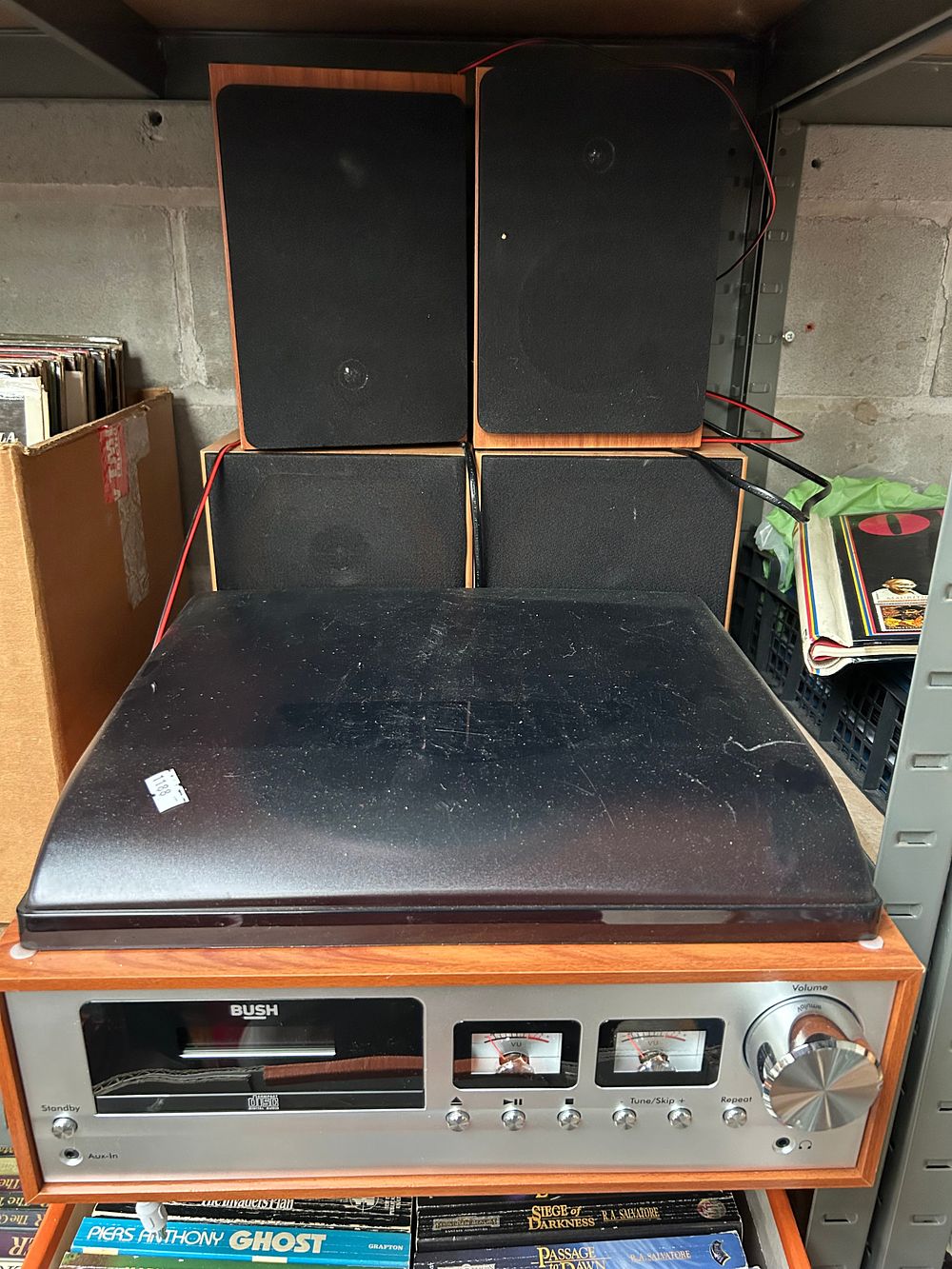 Lot 419: Bush Record Player With Speakers.