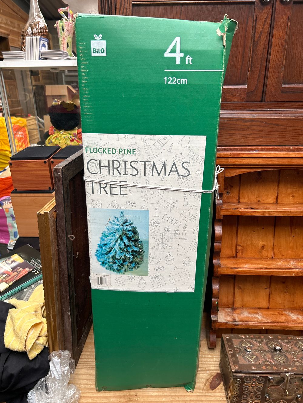 Lot 420: Boxed 4ft Christmas Tree