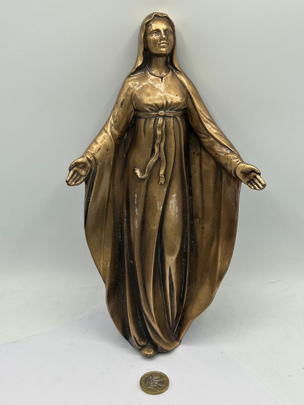 Lot 438: Religious Metal Bronze? Figure