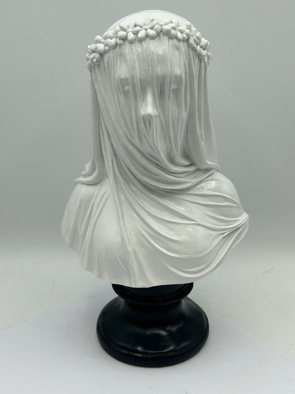 Lot 442: Bust of Veiled Lady Standing 10”