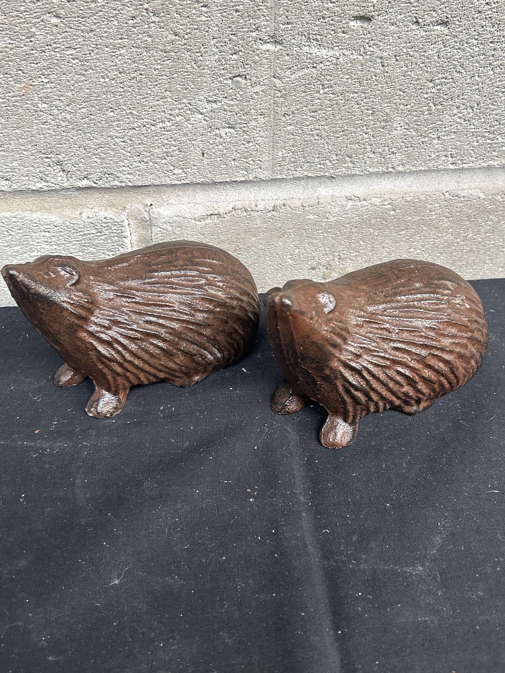 Lot 450: Pair of Metal Beavers With Nice Detail