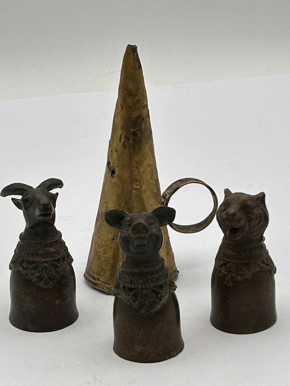 Lot 392: A Group of Antique Candle Snuffers.