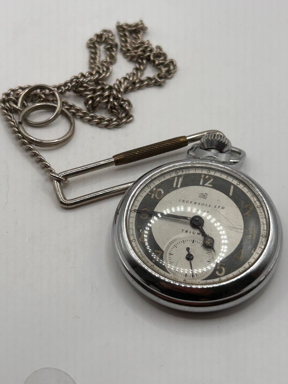 Lot 396: An Ingersoll London Triumph Pocket Watch, Working When Wound .