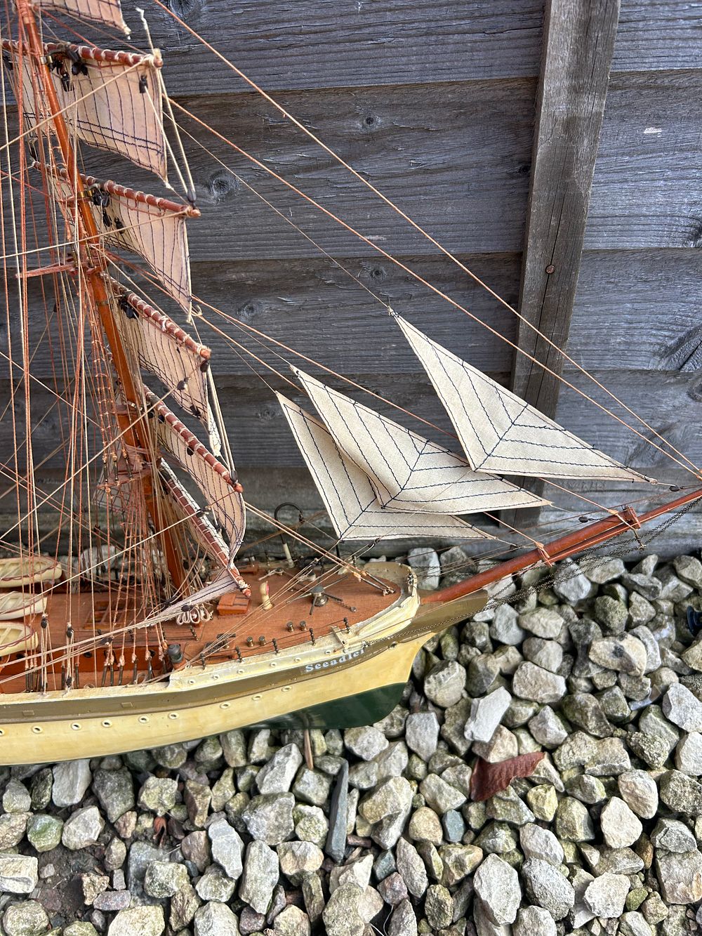 Lot 401: A Detailed Scale Model of the Sailing Ship 'Seeadler'