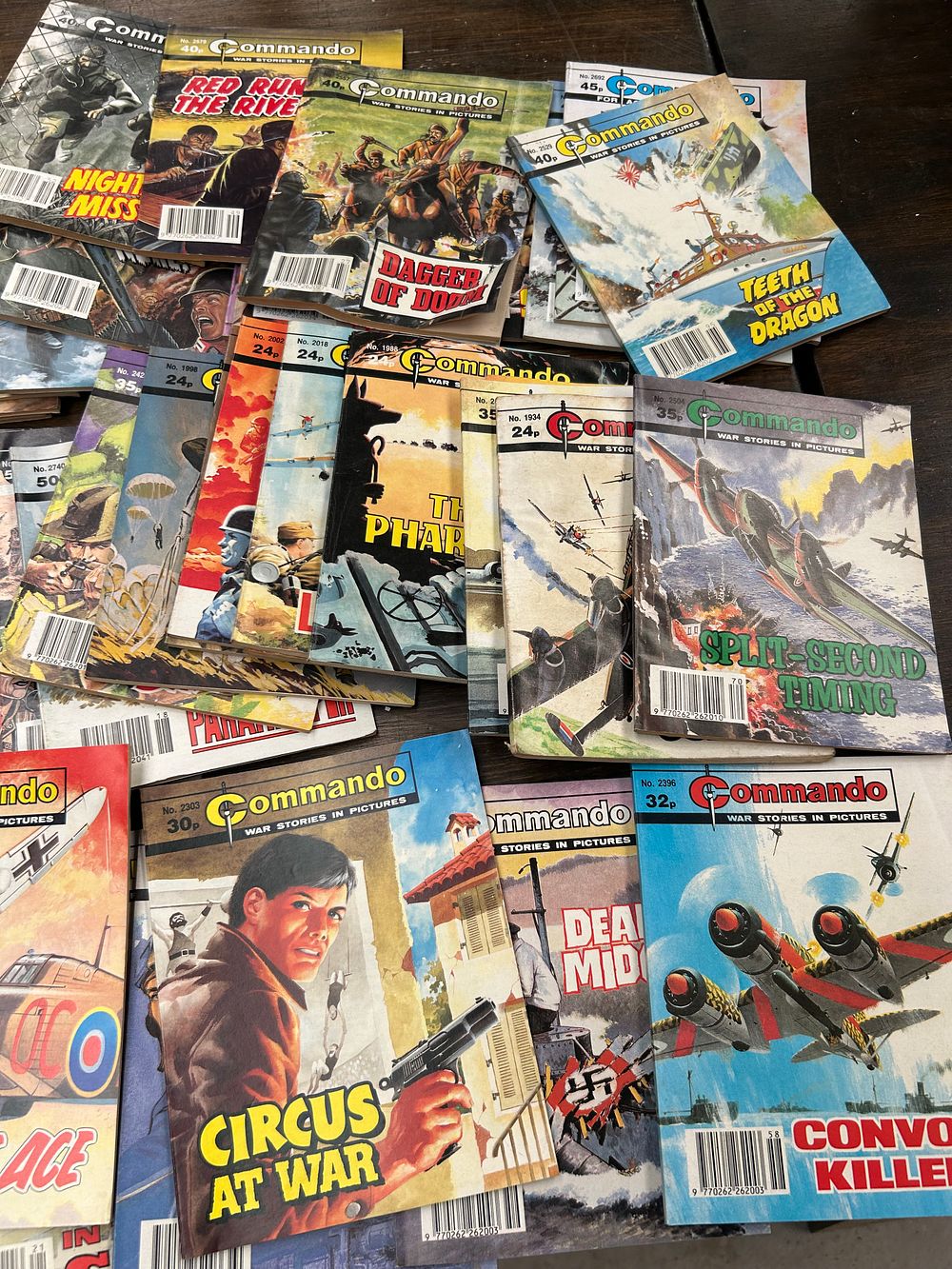 Lot 410: A Collection of Commando War Stories in Pictures Comic Books