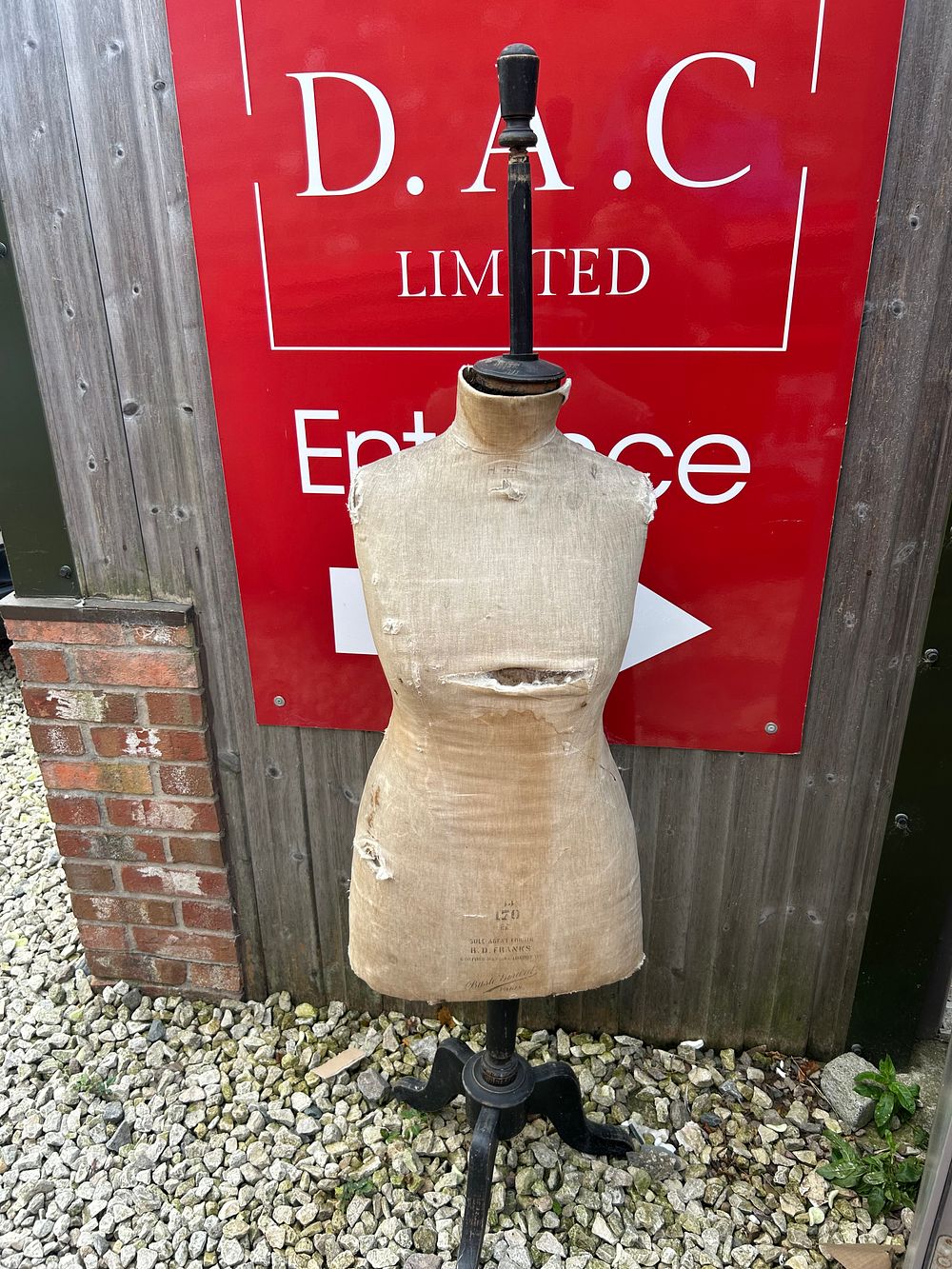 Lot 421: 19th Century French Tailor's Mannequin by Buste Girard