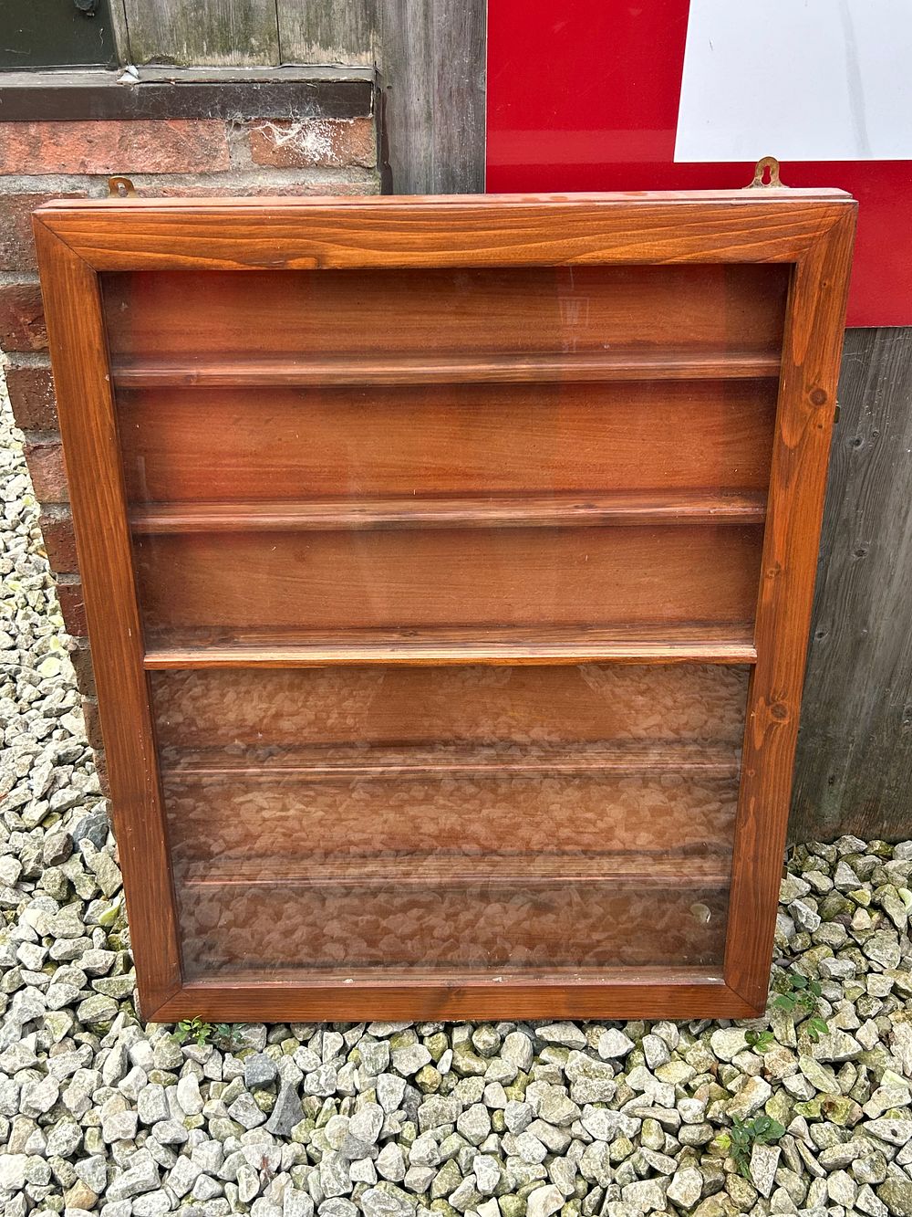 Lot 422: Nice Wall Hanging Display Case. 31 x 24”
