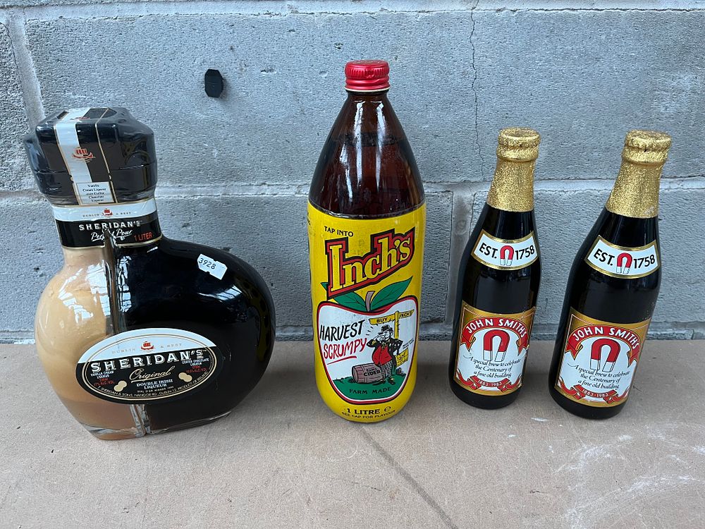 Lot 467: A Collection of Late 20th Century Sealed Beverage Bottles
