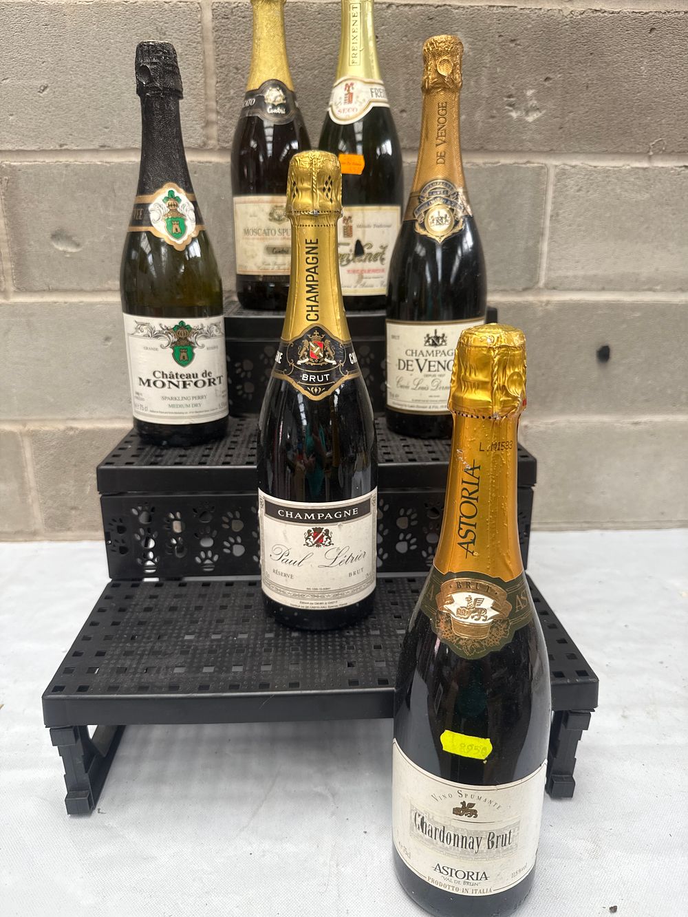 Lot 551: A Collection of Seven Bottles of Sparkling Wine and Champagne