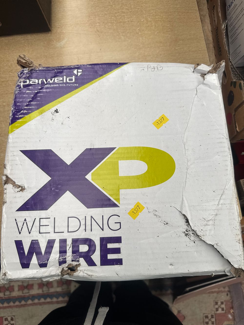 Lot 564: Parweld XP Mild Steel MIG Welding Wire Full Roll
