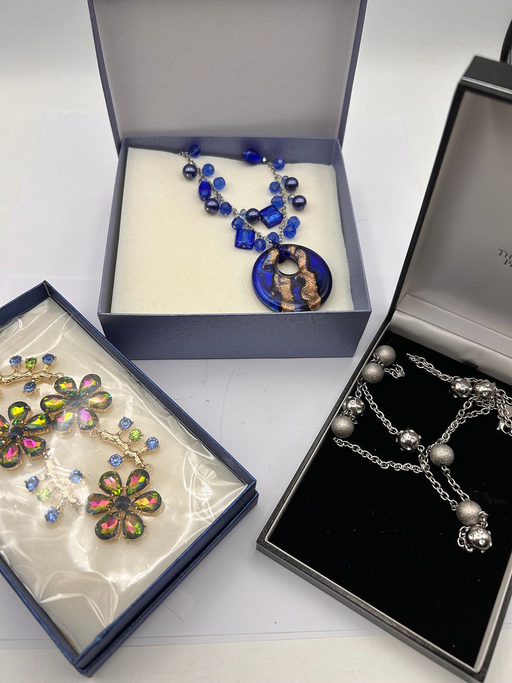Lot 599: A Group of Three Contemporary Fashion Necklaces