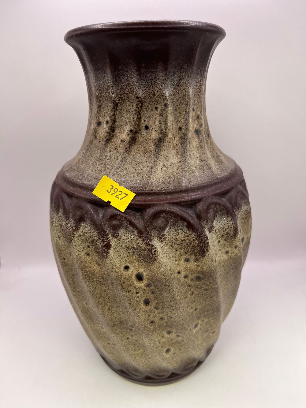 Lot 626: A Bay Keramik German Art Pottery Vase, circa Mid-20th Century, 10 inches tall