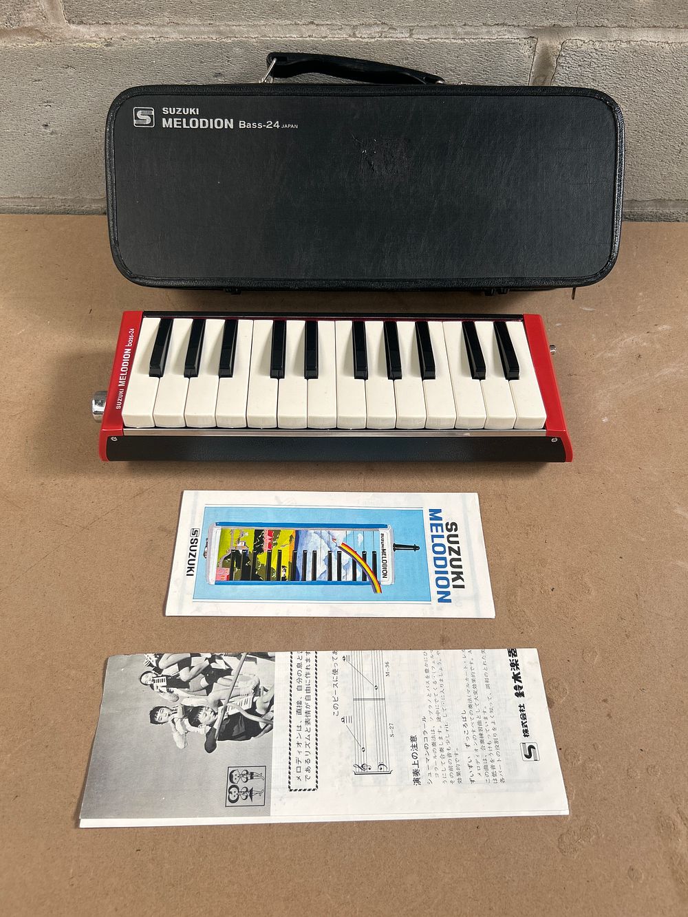 Lot 647: Suzuki B-24 Bass Melodion with Original Case and Documents