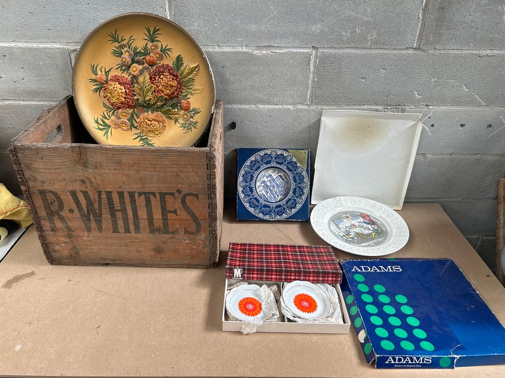 Lot 652: A Collection of Decorative Plates and Associated Items, including Adams