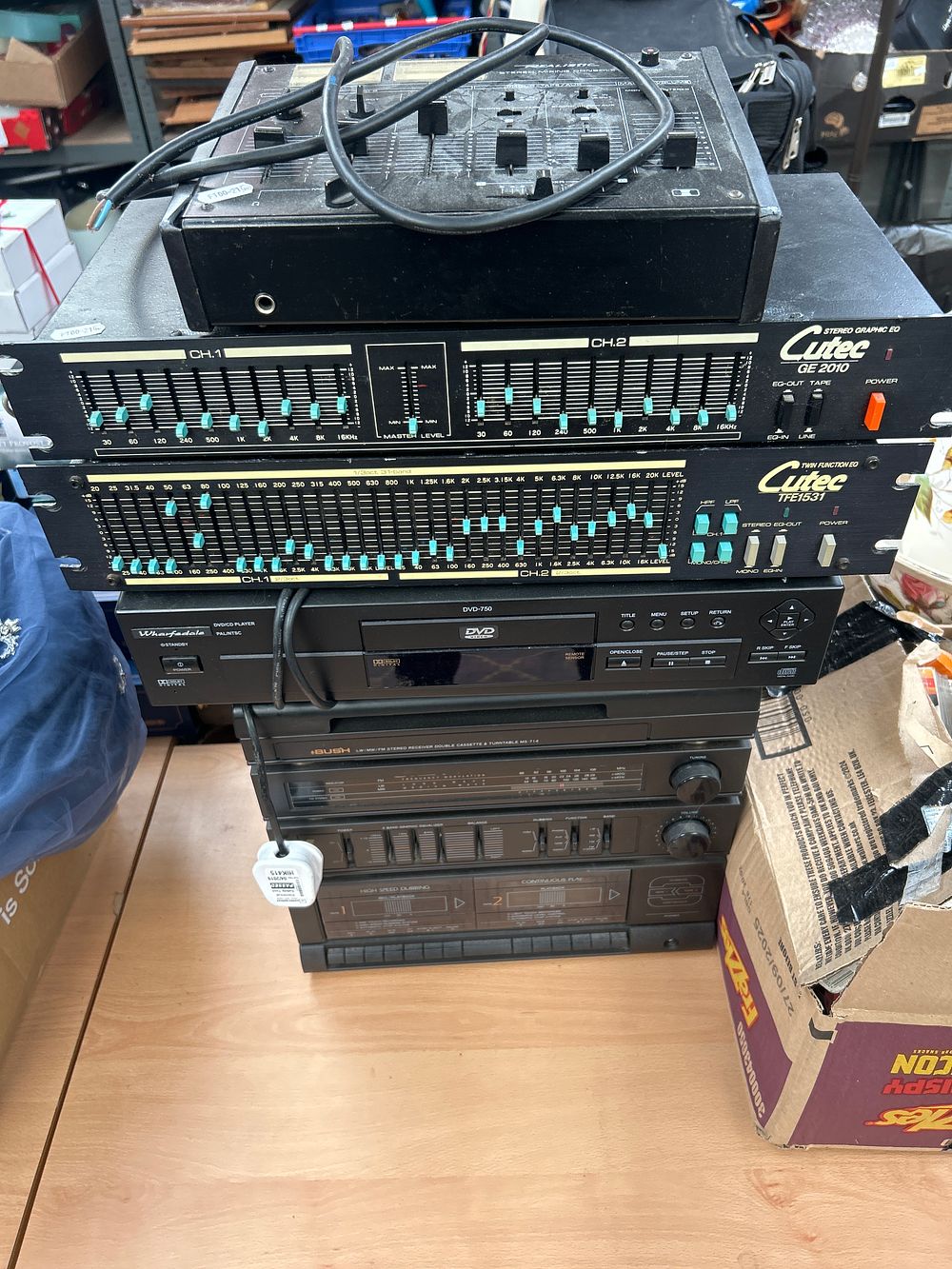 Lot 655: A Collection of Late 20th to Early 21st Century Audio Components
