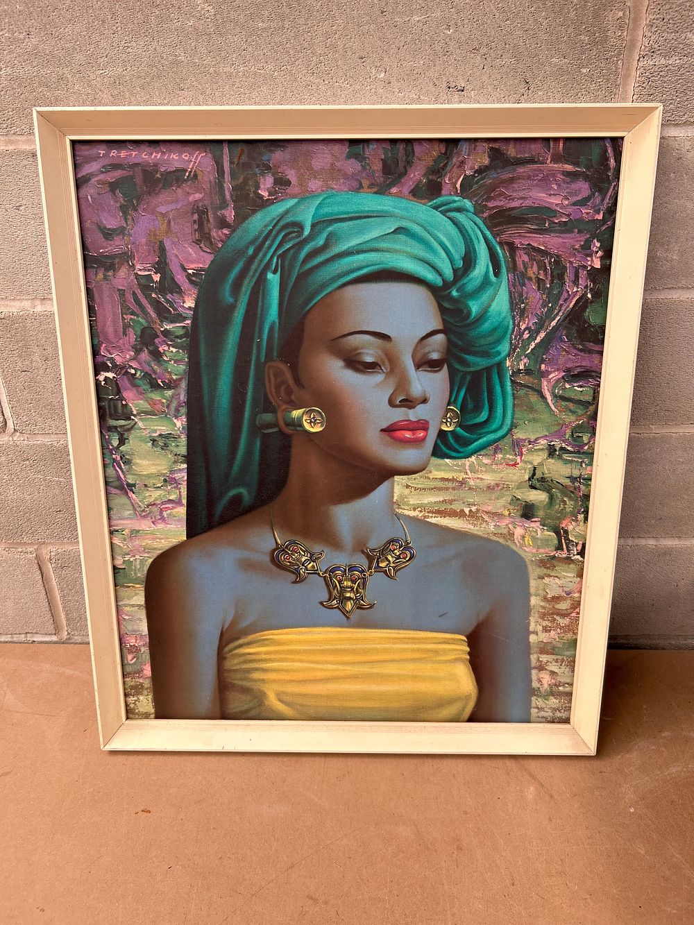 Lot 684: Vladimir Tretchikoff (1906-1981), Lady from the Orient, 25.5 x 21”