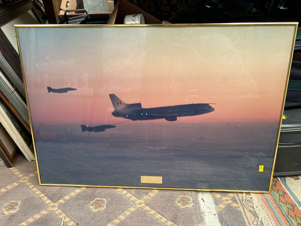 Lot 687: Steve H Clark, RAF TriStar 'Cyprus Bound' Photographic Print, 30 x 20”