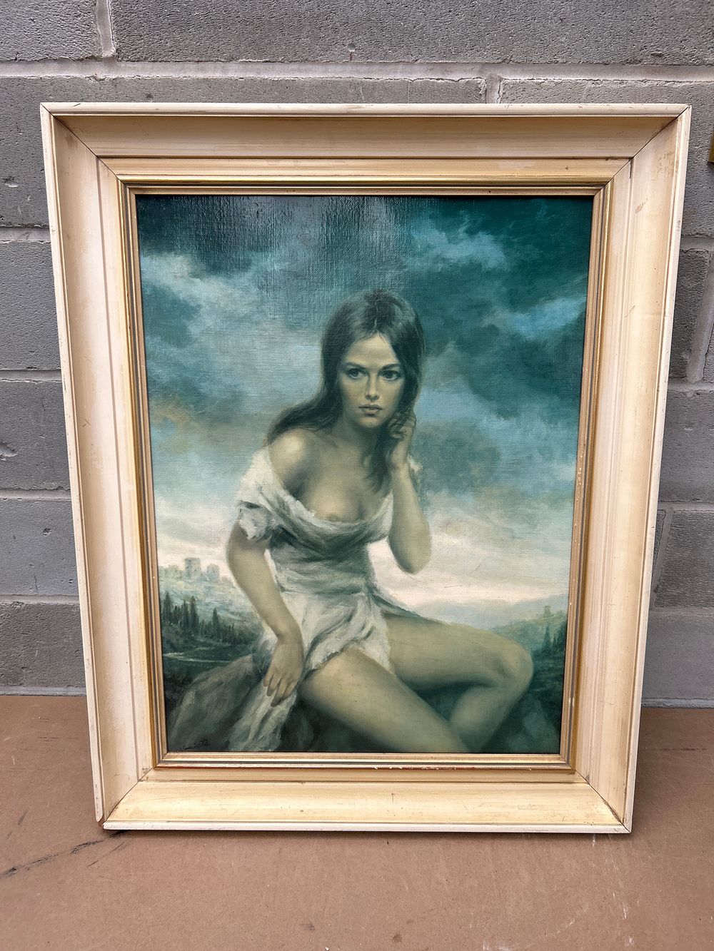 Lot 459: A 'Broken Silence' Print on Canvas by Joseph Wallace King, known as Vinciata