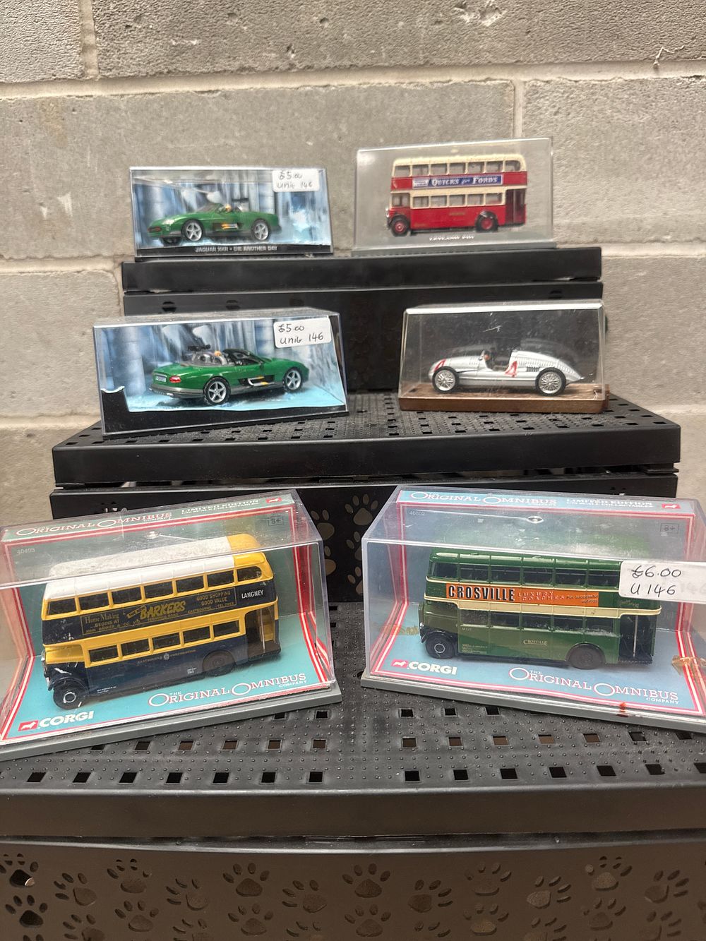Lot 340: A Collection of Six Vitesse and Corgi Die-Cast Model Vehicles