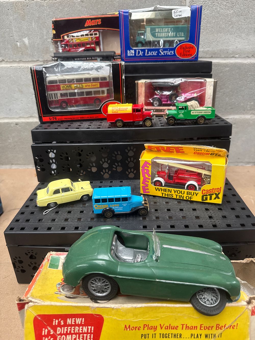 Lot 341: A Collection of 10 Die-Cast and Plastic Model Vehicles, some boxed