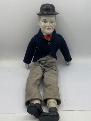Vintage Laurel from Laurel & Hardy Porcelain Doll, 22”. A vintage porcelain doll depicting Stan 