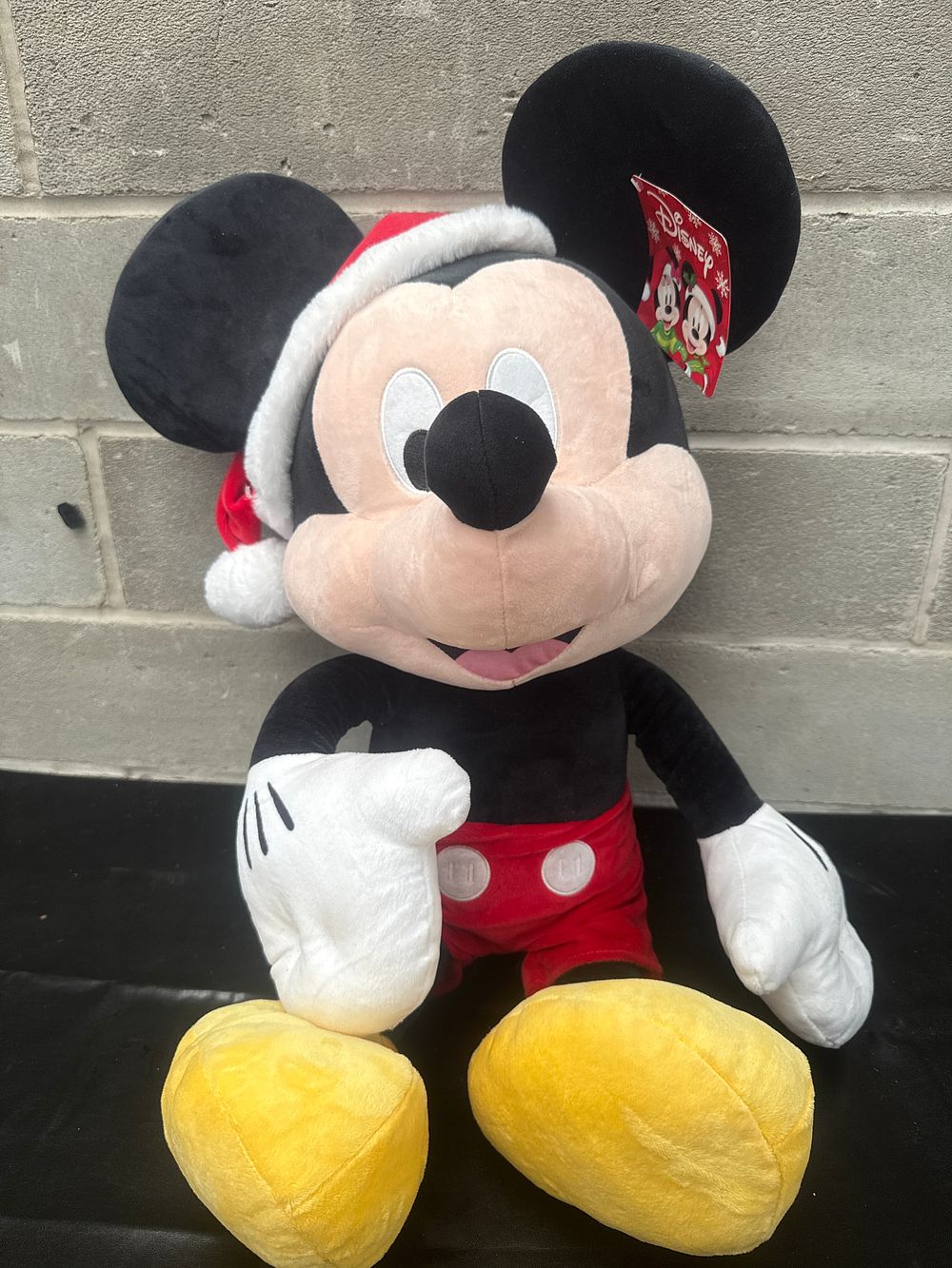 Lot 305: Disney Mickey Mouse Holiday Plush, 27” Tall