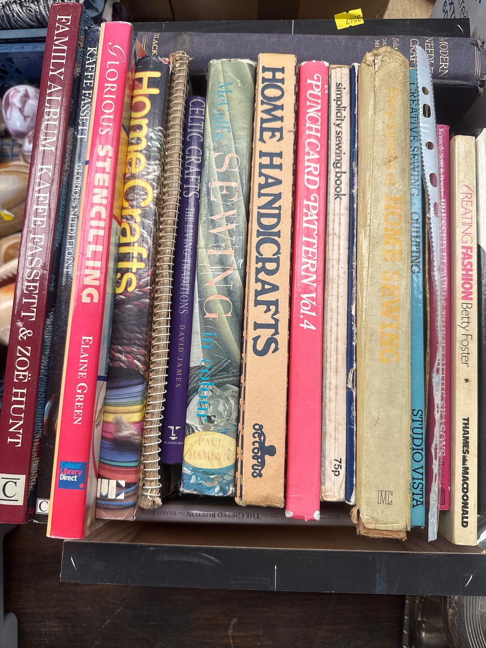 Lot 444: A Collection of Approximately Fifteen Vintage to Contemporary Home Crafts, Sewing, and Fashion Books