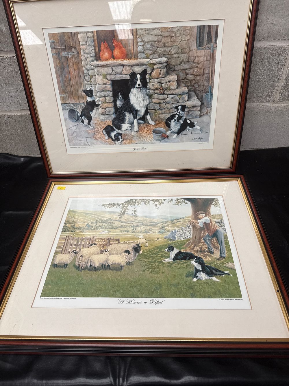 Lot 462: A Pair of Steven Townsend Limited Edition Signed Prints, "Jock's Pride" and "A Moment to Reflect", Commissioned by Border Fine Arts