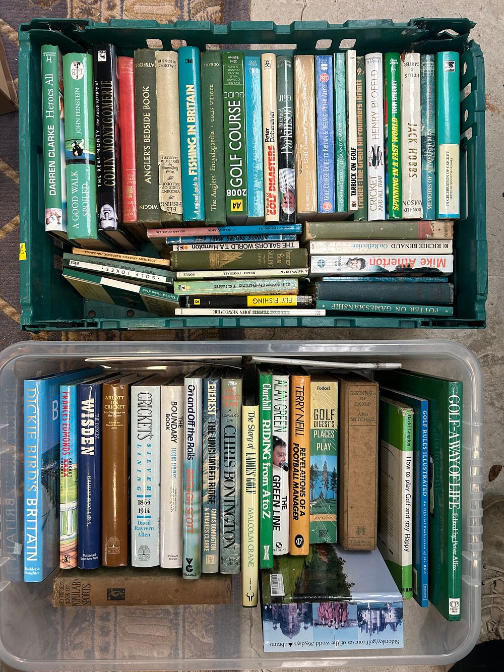 Lot 472: A Collection of Approximately 100-120 Modern English-Language Non-Fiction Sports Books, Primarily Golf and Cricket