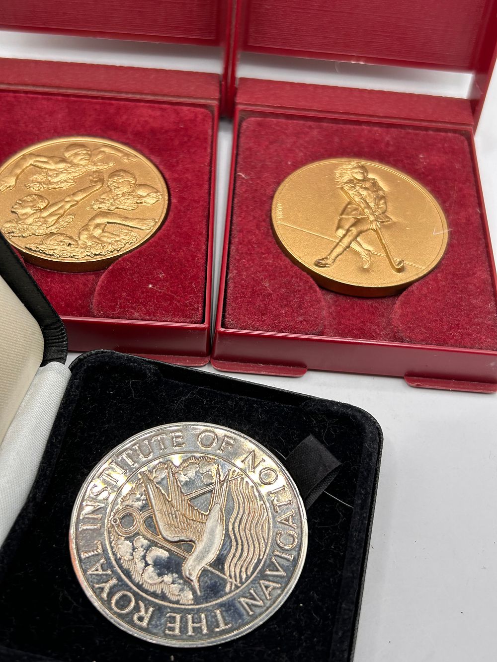 Lot 364: A Trio of Commemorative Medals Including The Royal Institute of Navigation