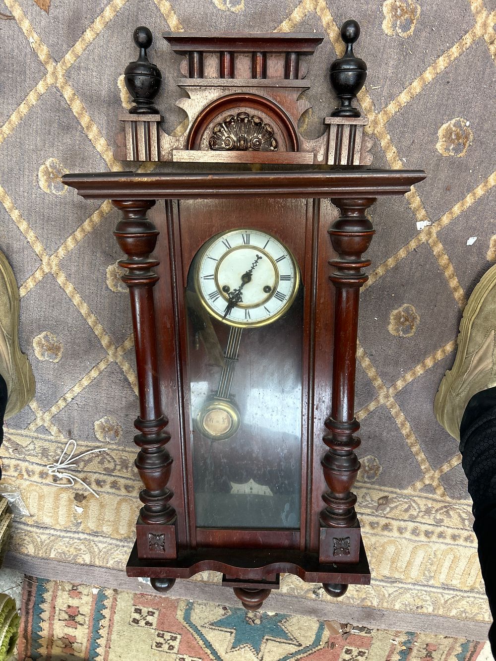 Lot 525: Junghans German Vienna Regulator Wall Clock