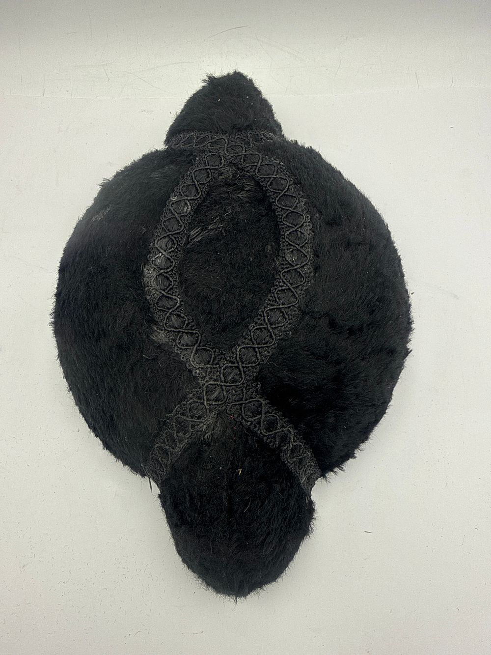 Lot 533: Black Faux Fur Matador Bullfighter Montera Hat