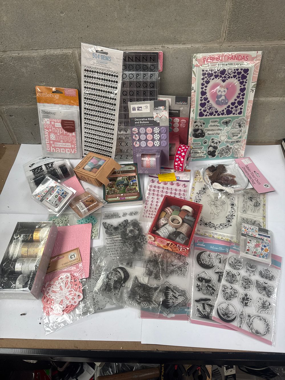 Lot 543: A Collection of  Contemporary Mixed-Media Crafting and Scrapbooking Supply Kits