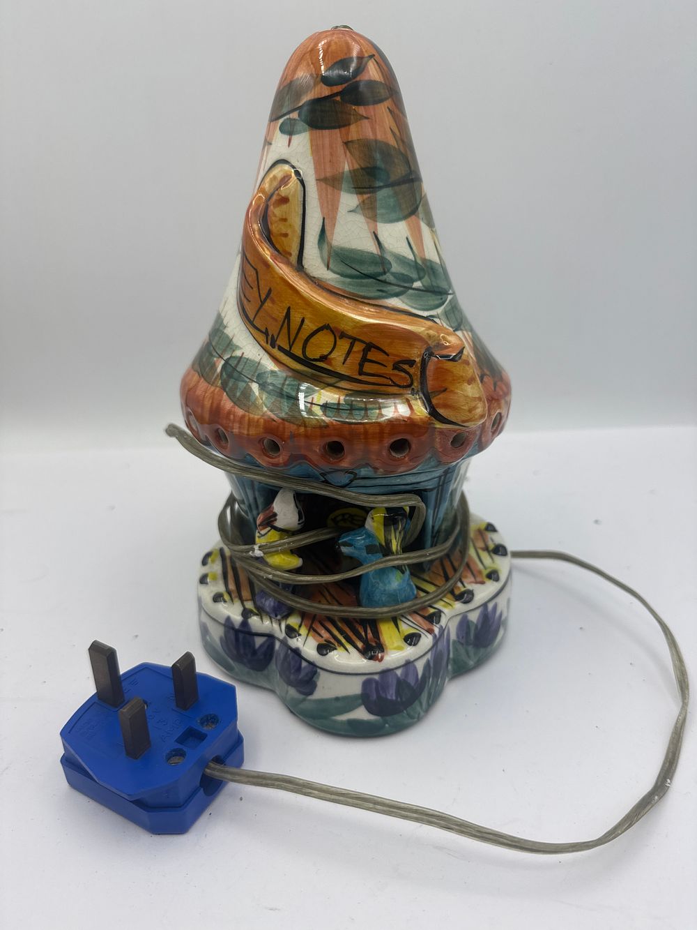Lot 194: La Menora Talavera Spanish Art Pottery Lamp Base
