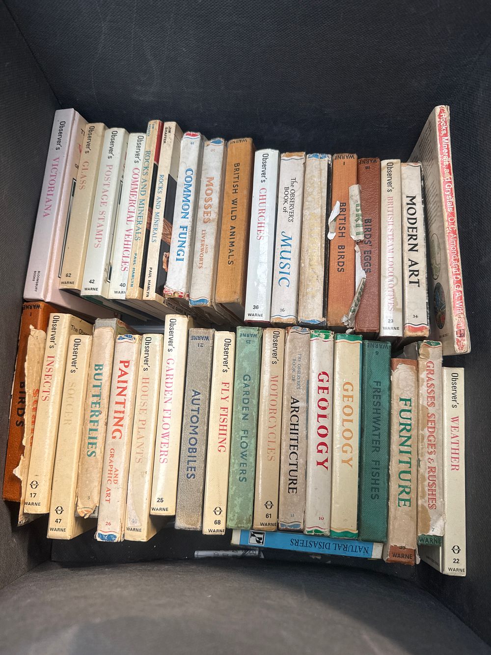 Lot 506: A Collection of The Observer's Books and Other Vintage Reference Volumes