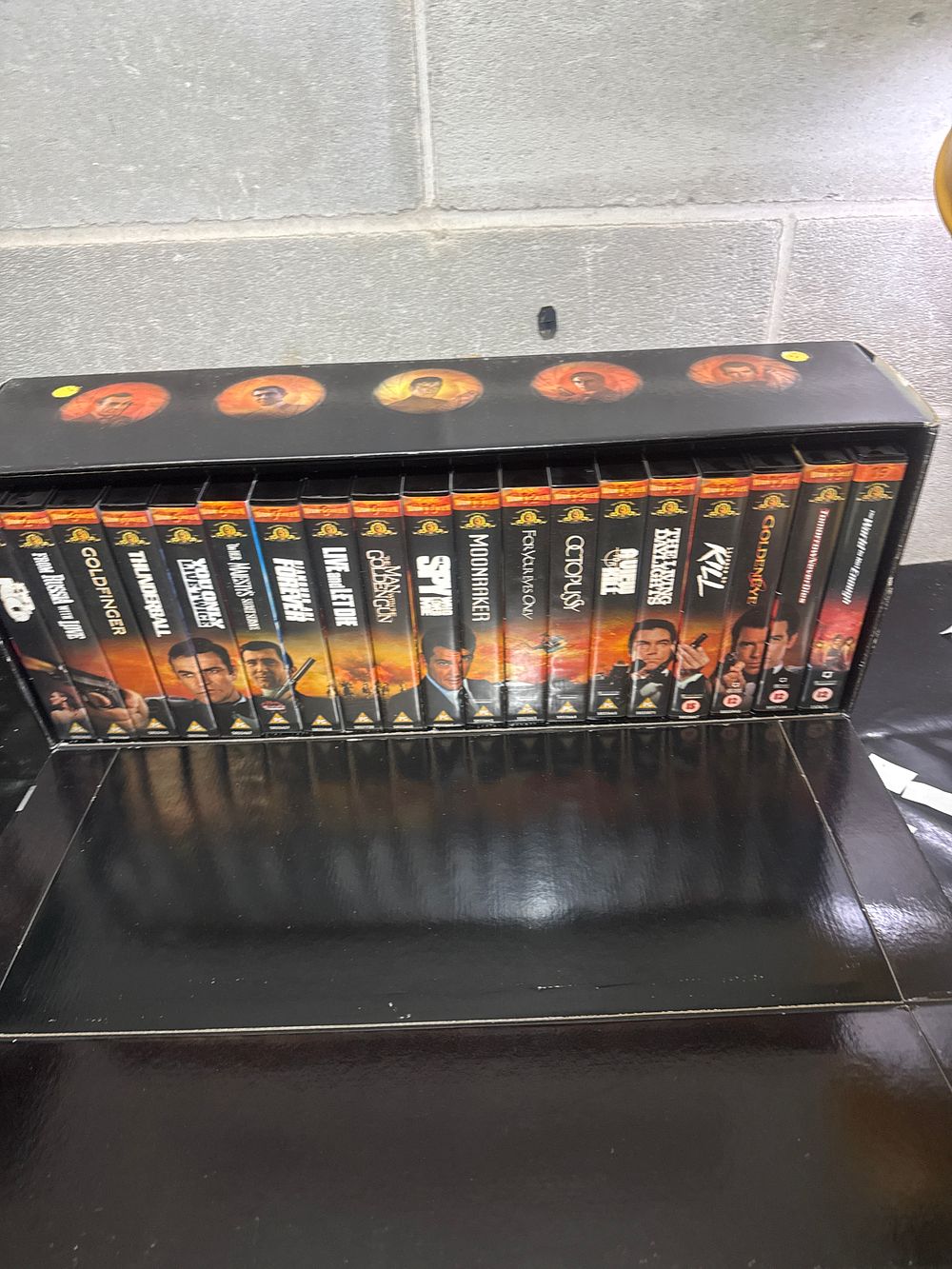 Lot 511: A Collection of James Bond 007 Wide Screen Collection DVDs