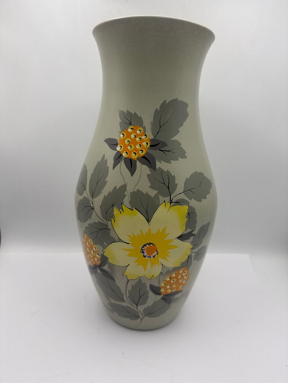 Lot 540: A 13-Inch Tall Brentleigh Ware Salcombe Pattern Ceramic Vase